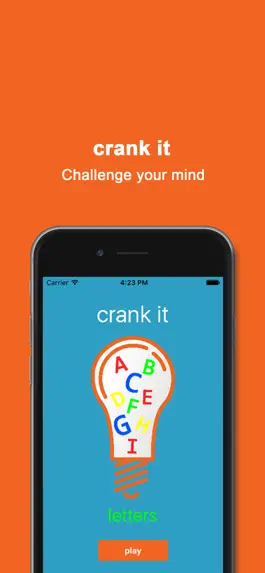 Game screenshot Crank It! Letter Brain Teaser mod apk