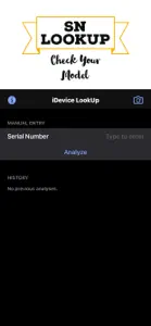 SN LookUp screenshot #1 for iPhone