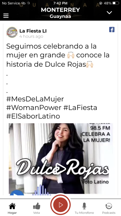 LaFiesta 98.5 Spanish Hits Screenshot
