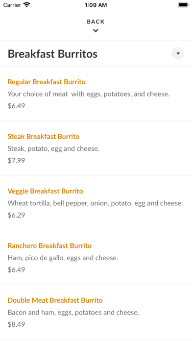 Victorico's Mexican Food Screenshot