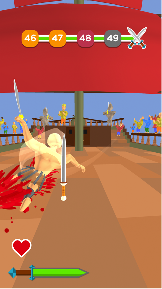#3. Sword Fight 3D (iOS) 게시자: Firat Ercis