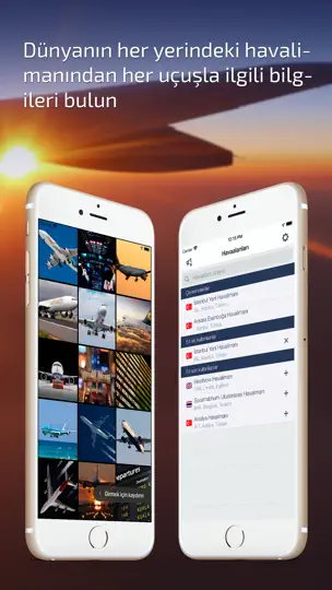 Çevrimiçi Uçuş Takibi Ve Durum iPhone Ekran Görüntüsü 1