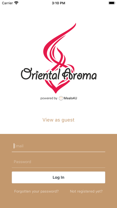 Oriental Aroma Harpenden Screenshot