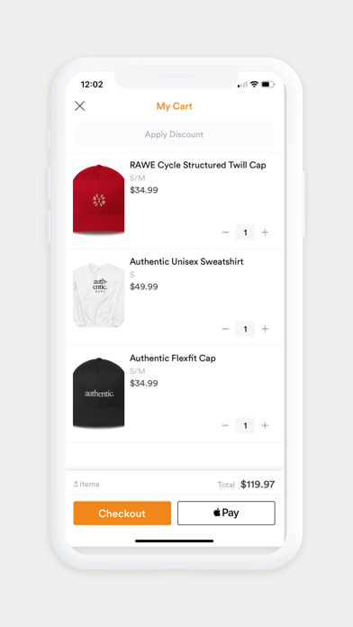 The RAWE Shop Screenshot
