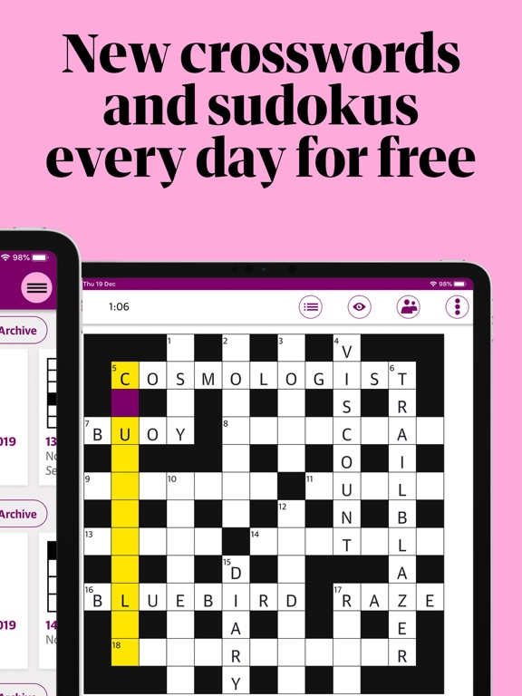Screenshot #5 pour Guardian Puzzles & Crosswords
