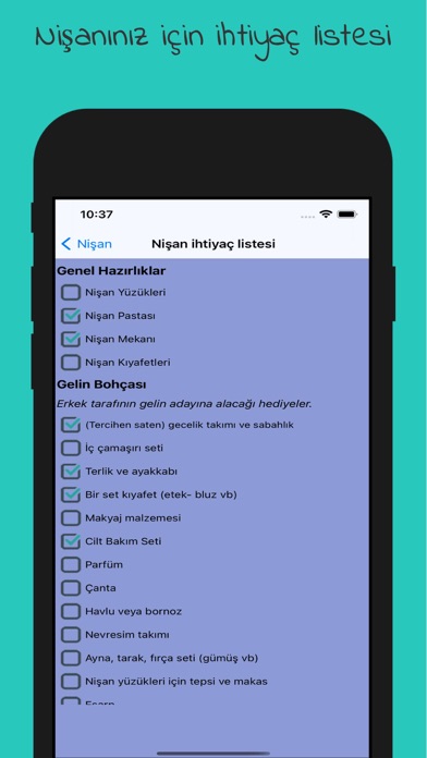 Düğün Rehberi ve Sayacı Screenshot