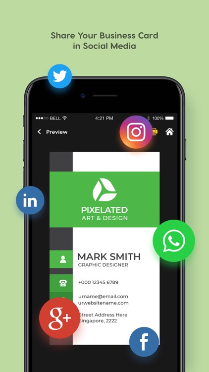 Business Card Maker, Visiting screenshot-7