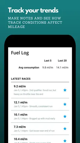 Game screenshot RC Fuel Mileage Calculator hack