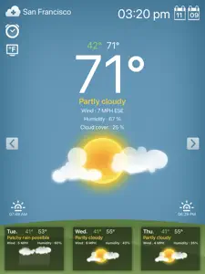 Weather for iPad! screenshot #2 for iPad