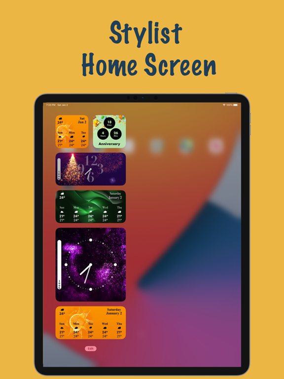 Screenshot #4 pour Color Widgets Instant