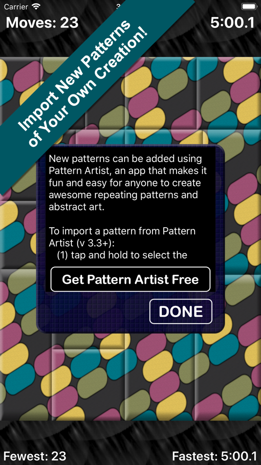 #6. Pattern Fun (iOS) 由: Kevin Brain