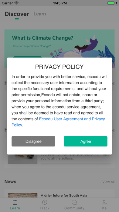 ecoedu climate change educatio Screenshot