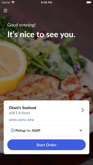 Otani's Seafood Screenshot