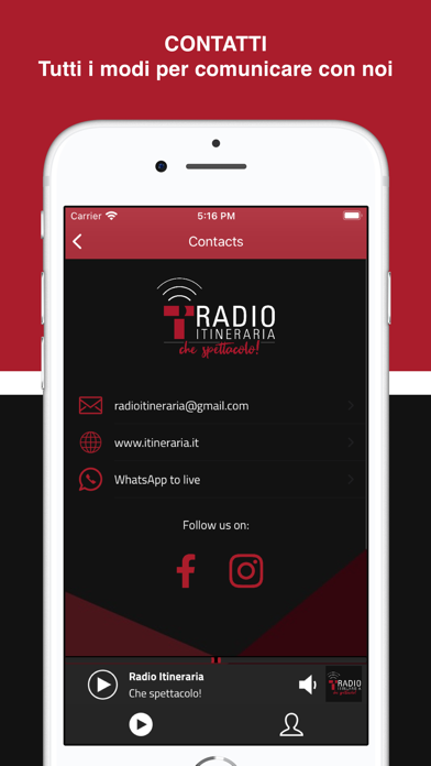 Radio Itineraria Screenshot