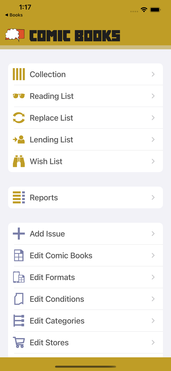 Comic Books Collector