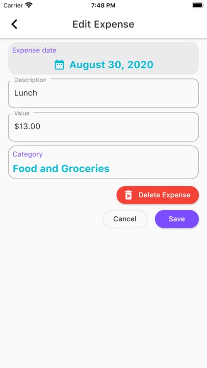 Daily Expense Tracker