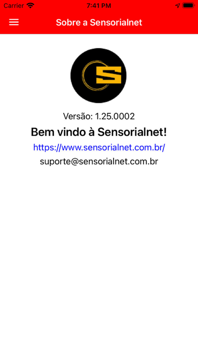 Sensorialnet Monitoramento Screenshot