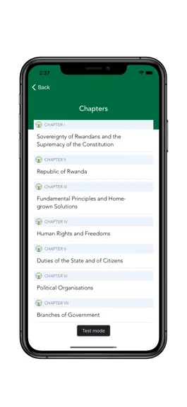 Game screenshot The Constitution of Rwanda apk