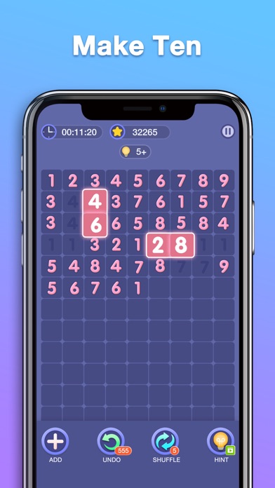 Match Ten - Number Puzzleのおすすめ画像2
