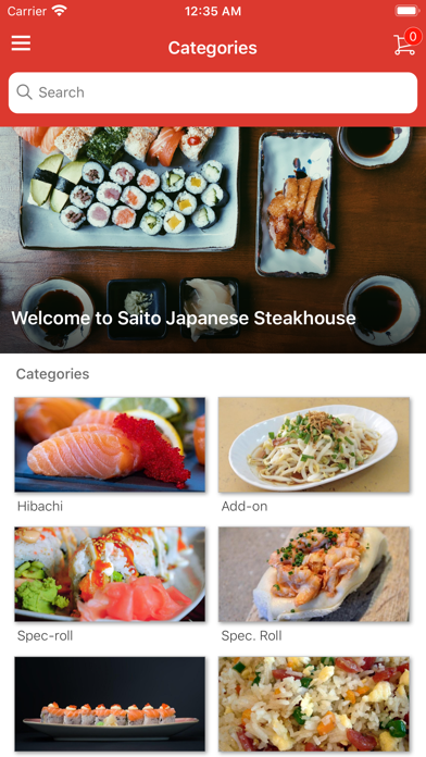 Saito Japanese Steakhouse Screenshot
