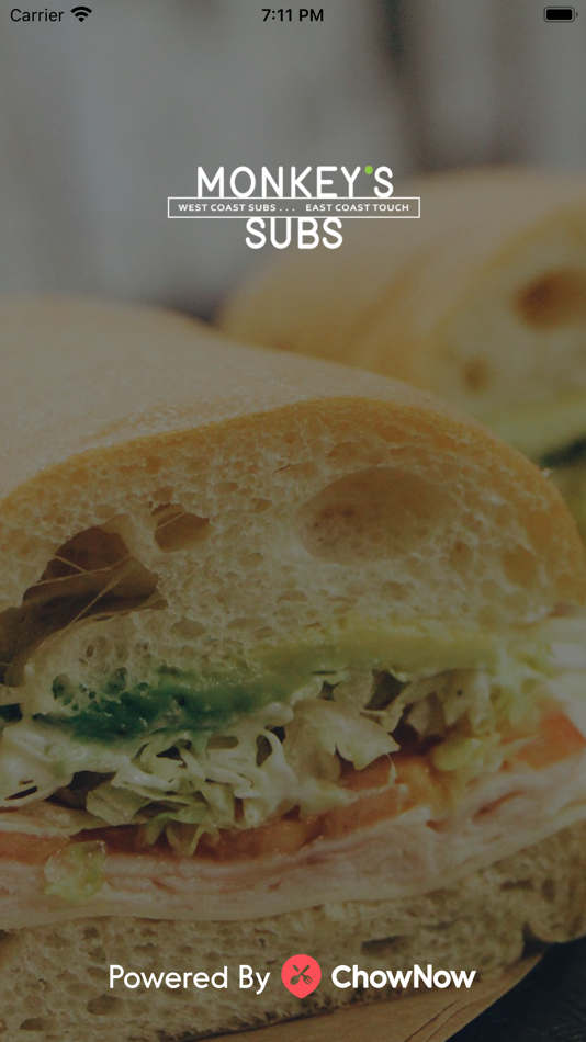 #1. Monkey Subs (iOS) 게시자: ChowNow