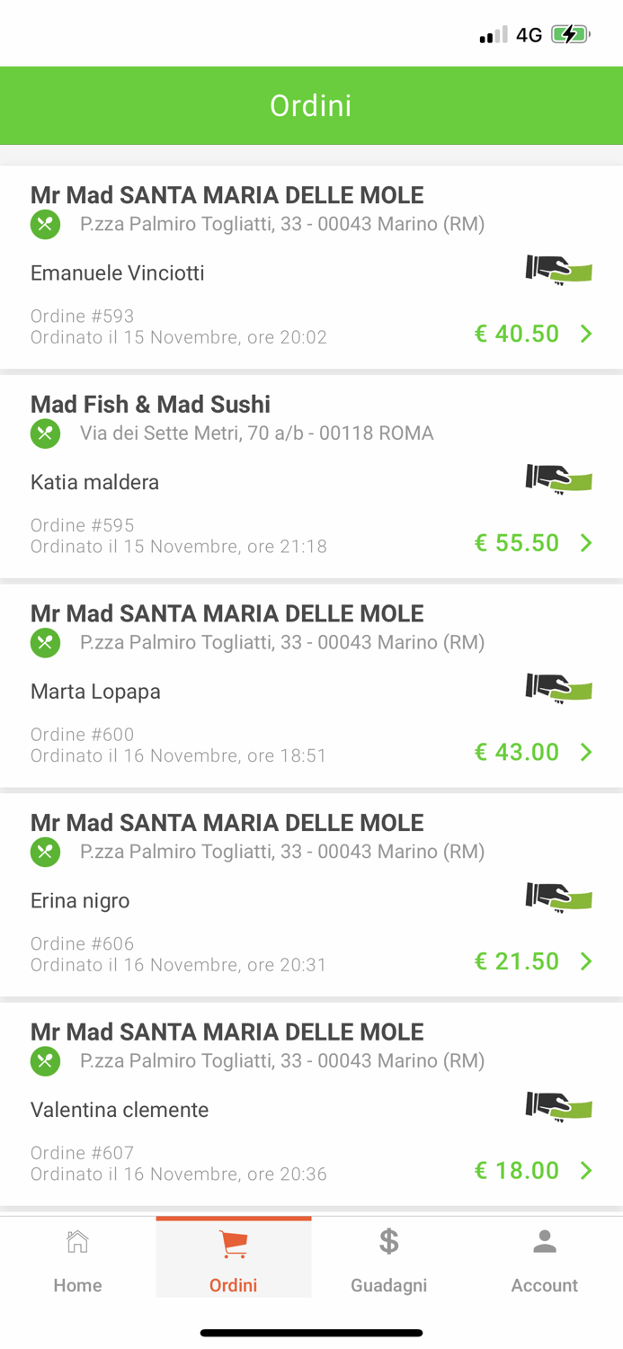 Ristoranti Mad Delivery