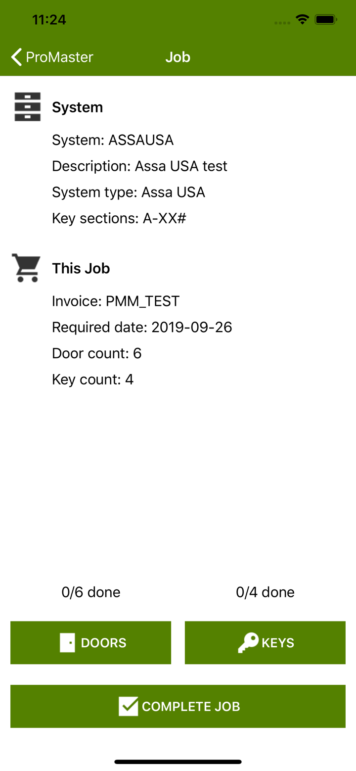 ProMaster Master-Keying Mobile screenshot 3