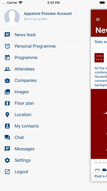 AESIS IoS20 conference screenshot-3