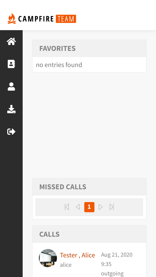 Camfire Team (iOS) Podle: EGOTEC AG