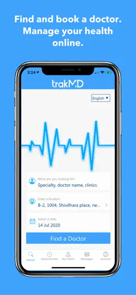 Game screenshot trakMD: Find & Book Doctors mod apk