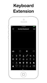 symbol keyboard for message iphone screenshot 3