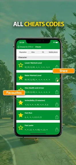 Game screenshot Cheats for GTA V (for GTA 5) mod apk