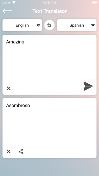 All Language Translator App Screenshot