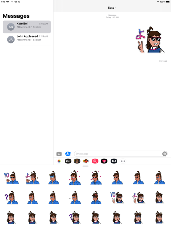 Screenshot #5 pour Core Jezlleland Stickers