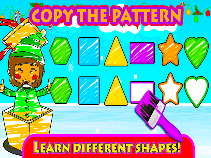 Xmas Coloring for boys and girls