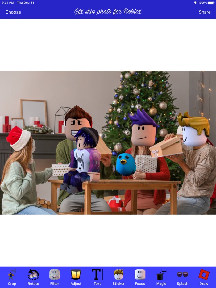 Gfx skin photo for Roblox