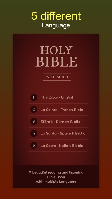 La Santa Biblia with Audio Screenshot