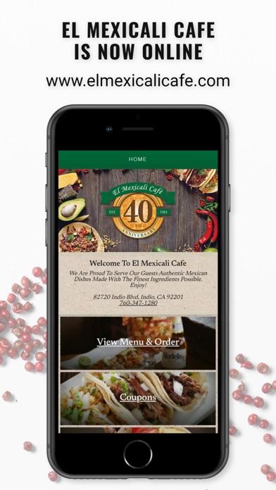 El Mexicali Cafe Screenshot