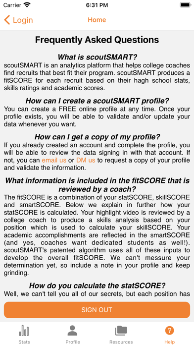 scoutSMART-Recruit Screenshot