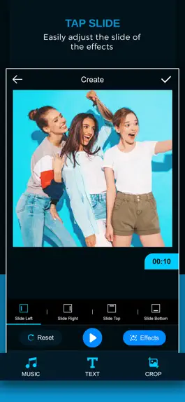 Game screenshot Tap to Slide Photo Video Maker apk