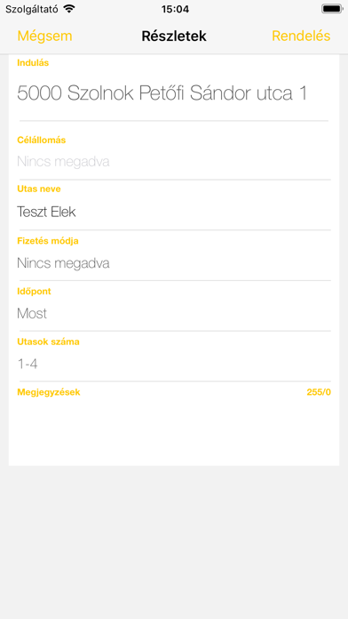 Screenshot #3 pour TaxiD Szolnok