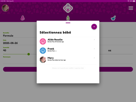 Screenshot #5 pour Suivi Allaitement Bébé
