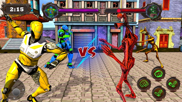 Siren Head Vs Robot Battle 3D