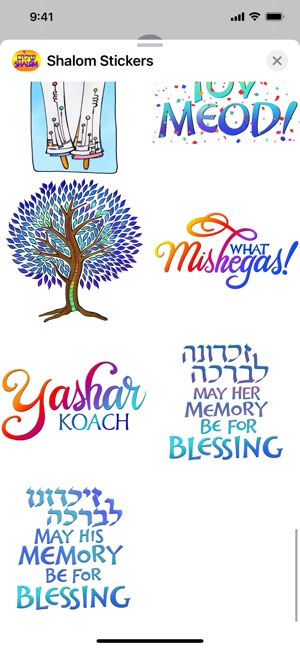 Shalom Israel Sticker