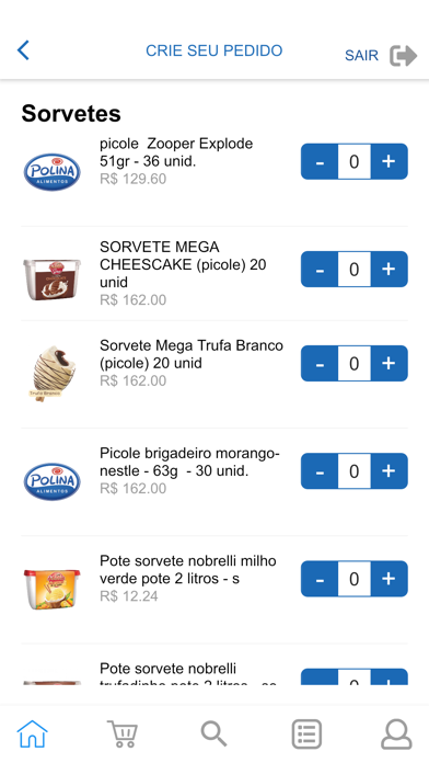 Polina Alimentos Screenshot