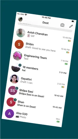 Game screenshot Doot Messenger apk