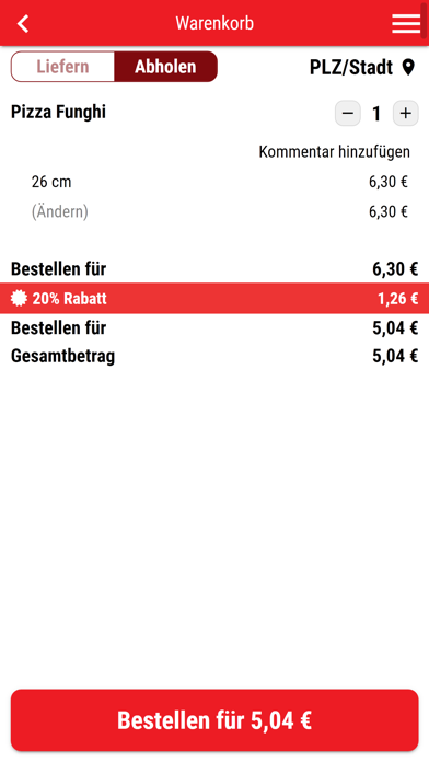 Happy Pizza Bremen Screenshot