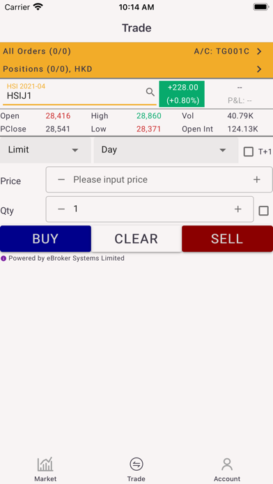 T G iFutures Screenshot