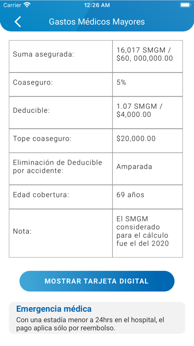 Beneficios y Salud Screenshot