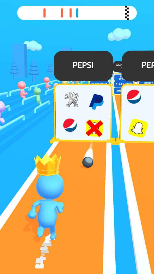 #2. Trivia Run 3D! (iOS) 由: ELIA GAMES